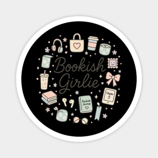 Bookish Girlie Pastel Vintage Style Magnet